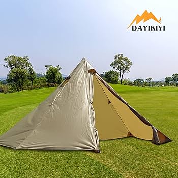 Amazon.co.jp: DAYIKIYI ワンポール テント 簡単設営 換気窓あり